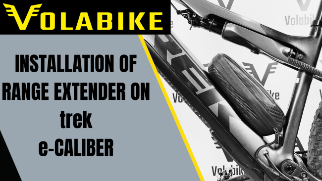 Increase the versatility of your TREK e-CALIBER with an additional battery
